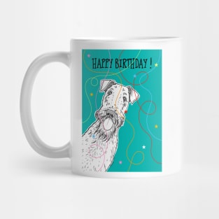 Cute Happy Birthday Dog Mug